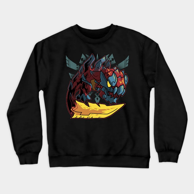 Glavenus | Monster Hunter Crewneck Sweatshirt by YhaniDoriasArts